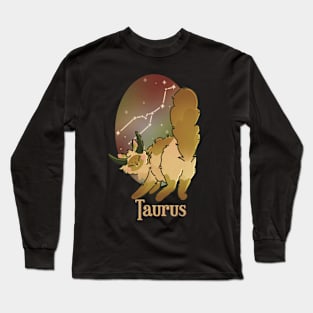 Cat zodiac sign - Taurus Long Sleeve T-Shirt